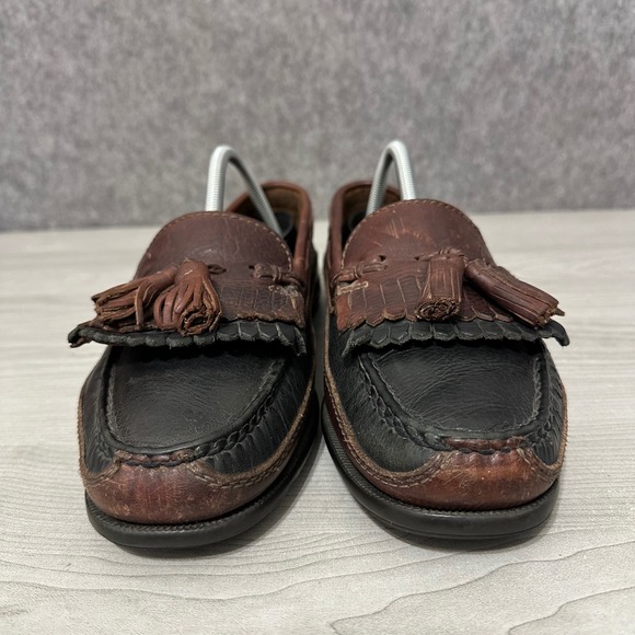 Johnston & Murphy Aragon II Kiltie Tassel Loafers Mens 10 Black Brown Leather main image 11